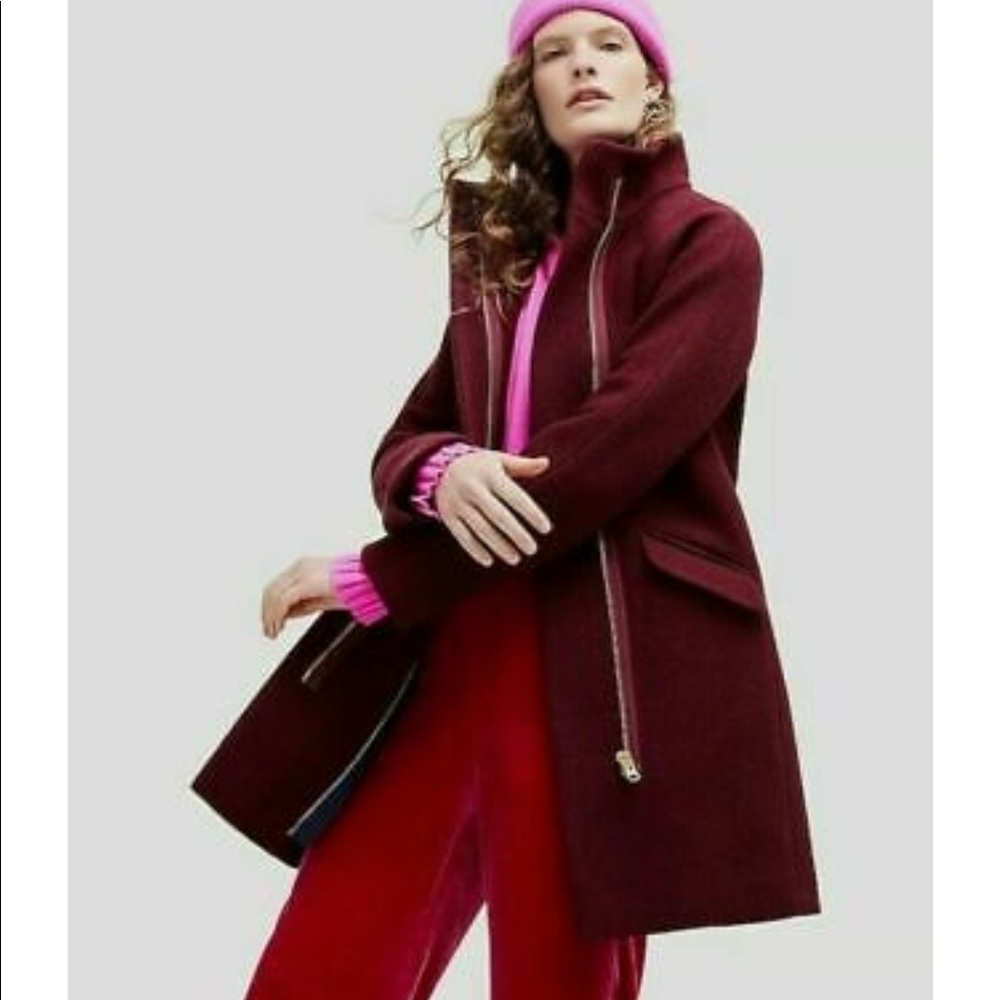 Cocoon coat in EUC